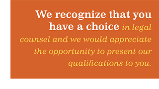 Dillingham Associates We Recognize That You Have a Choice in legal counsel